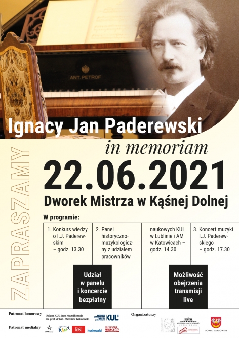 Ignacy Jan Paderewski In Memoriam - plakatt