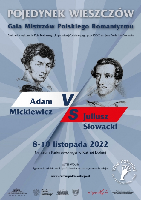 Pojedynek Wieszczów. Gala Mistrzów Polskiego Romantyzmu - plakat