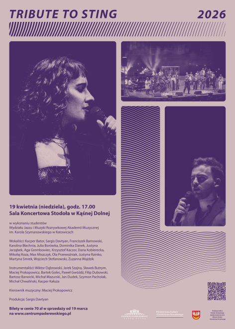 Tribute to Sting - plakat koncertu